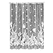 Heritage Lace, White Seascape 72x72 Shower Curtain, 72 in x 72 in (Wide x Drop)