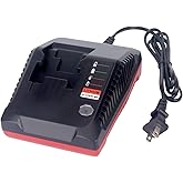 Qbmel 18-Volt Multi-Chemistry Battery Charger for Porter Cable PCXMVC Lithium Ion & NiCad NiMh Slide PC18B PC18B-2 PC18BL PC18BLX PCC489N Cordless Power Tool Battery
