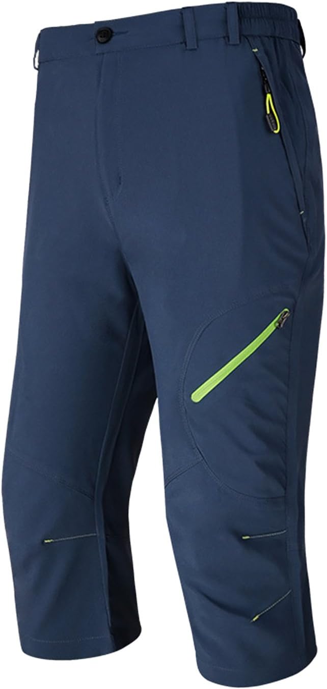 Amazon Co Jp Jpfashioning メンズ ショートパンツ 7分丈 通気 吸汗速乾 スポーツパンツ 耐磨 ハーフパンツ 登山 自転車用 スポーツ アウトドア