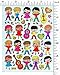 Jazzstick 10-Sheet Vehicle Flower Dinosaur Fun Sticker Value Pack Bulk 03