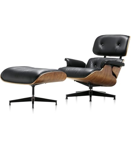 Amazon.com: Mid Century Chaise Lounge Chair with Ottoman