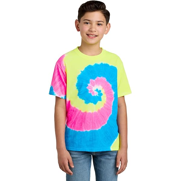 T-shirt Tie-dye (noué) Cerise Cola En Coton 100% - Modèle Gildan, Tailles Enfant/adulte, Neuf Avec étiquettes