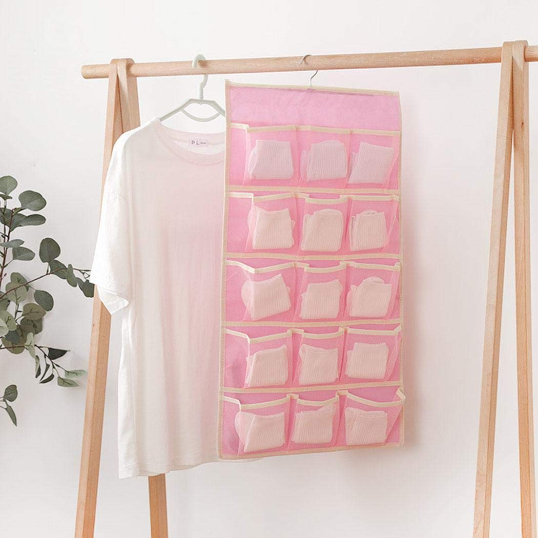 Eeilyin Underwear Finishing Bag Hanging Double-Sides Hanging Bag Space Saver Bags