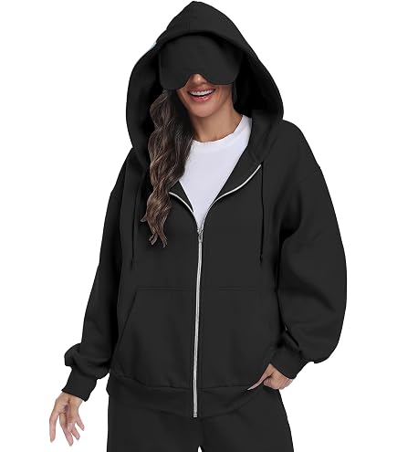 Airplane Hoodie with Eye Mask Airplane Mode Travel Hoodie Full Zip