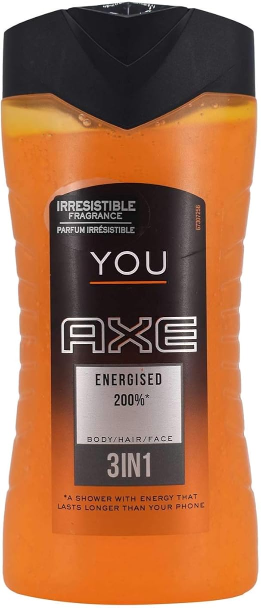 Axe Gel Douche, 3 en 1 corps, cheveux, visage 250 ML Amazon.fr