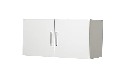 WILMES 49106-75 0 75 Aufsatz Ronny, 2 Türen Dekor Melamin, 80 x 40 x 39 cm, weiß