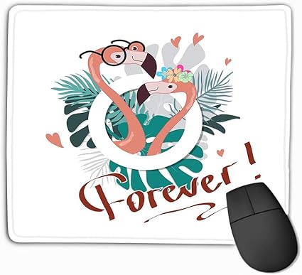 Amazon Co Jp マウスパッド 夏 スローガン ベクタープリント フラミンゴ イラスト サマー スローガン ベクター プリント フラミンゴ イラスト Tシャツ その他のスチールシリーズ キーボード パソコン 周辺機器