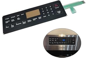 Bydorunce DG34-00027B Membrane Switch Touchpad Replacement for Range Oven DG34-00027B AP5986689 DG34-00027A PS11735749 Fit Models NX58H5600SS NX58J5600SG NX58F5700WS NX58M5600SB