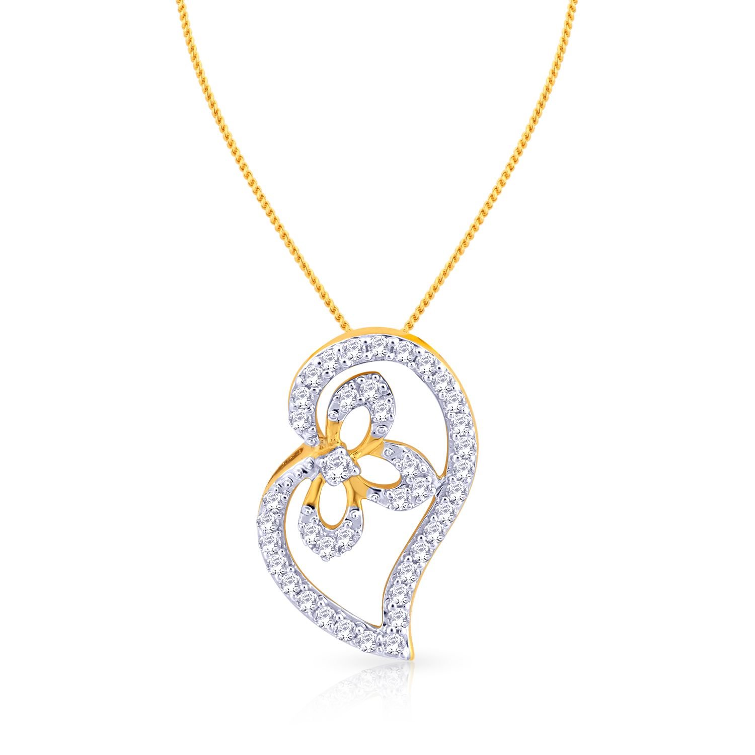 Diamond Pendant Malabar Gold Online 