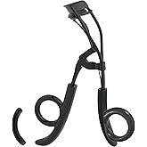 JAPONESQUE Pro Performance Eyelash Curler for Almond, Monolid or Hooded Eyes, Eye Lash Curler Delivers Sweeping Lash Volume &amp; Eye Opening C Curl, Ergonomic Precision-Crafted Pivot Design