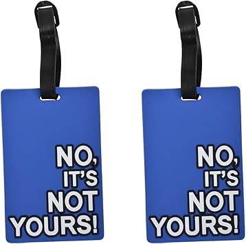 not your bag luggage tags