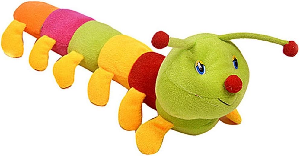 Hkokh Caterpillar Plush Puppet Fashion Hold Pillow Dolls 20 inch