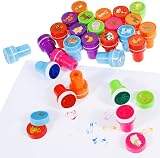 Faburo 26pc Cute Animal Self-Inking Stamps Kids Party Favors Classroom Carnival view 4