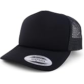 Armycrew XXL Oversize Curved Visor Foam Trucker Mesh Snapback Cap