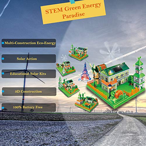 image for WeGetDone Building Toys for Kids STEM Educational Kits Solar Crafts 3D