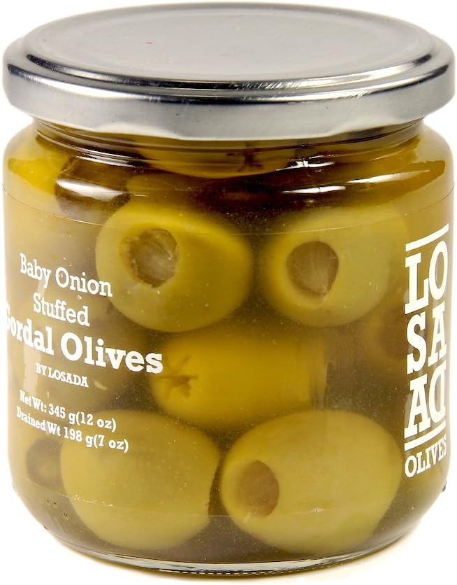Gordal Olives Stuffed with Cocktail Onions