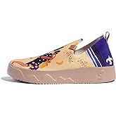 UIN Platform Slip On Shoes for Women Knit Fashion Painted Lightweight Comfortable Casual Fall Shoes Outdoor Travel Work Comfort Women's Sneakers