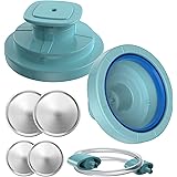 Liwin Jar Sealer and Accessory Hose Kit Compatible with Foodsaver Vacuum Sealer, Vacuum Sealer Kit for Regular & Wide-Mouth M