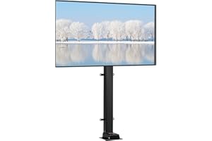 VEVOR Motorized TV Lift Stroke Length 35 Inches Motorized TV Mount Fit for 32-65 Inch TV Lift with Remote Control Height Adju