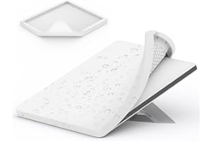 GUNOVY Starlink Mini Case Protective Cover for Starlink Mini Accessories Dish Antenna Liquid Silicone Protector Waterproof for Outdoor Travel Camping Portable All-Round Protection White