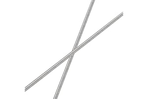 HiPicco M5 x 250mm Fully Threaded Rod & Studs, 304 Stainless Steel Right Hand Threads Rods, M5-0.8 Thread Pitch for Anchor Bo