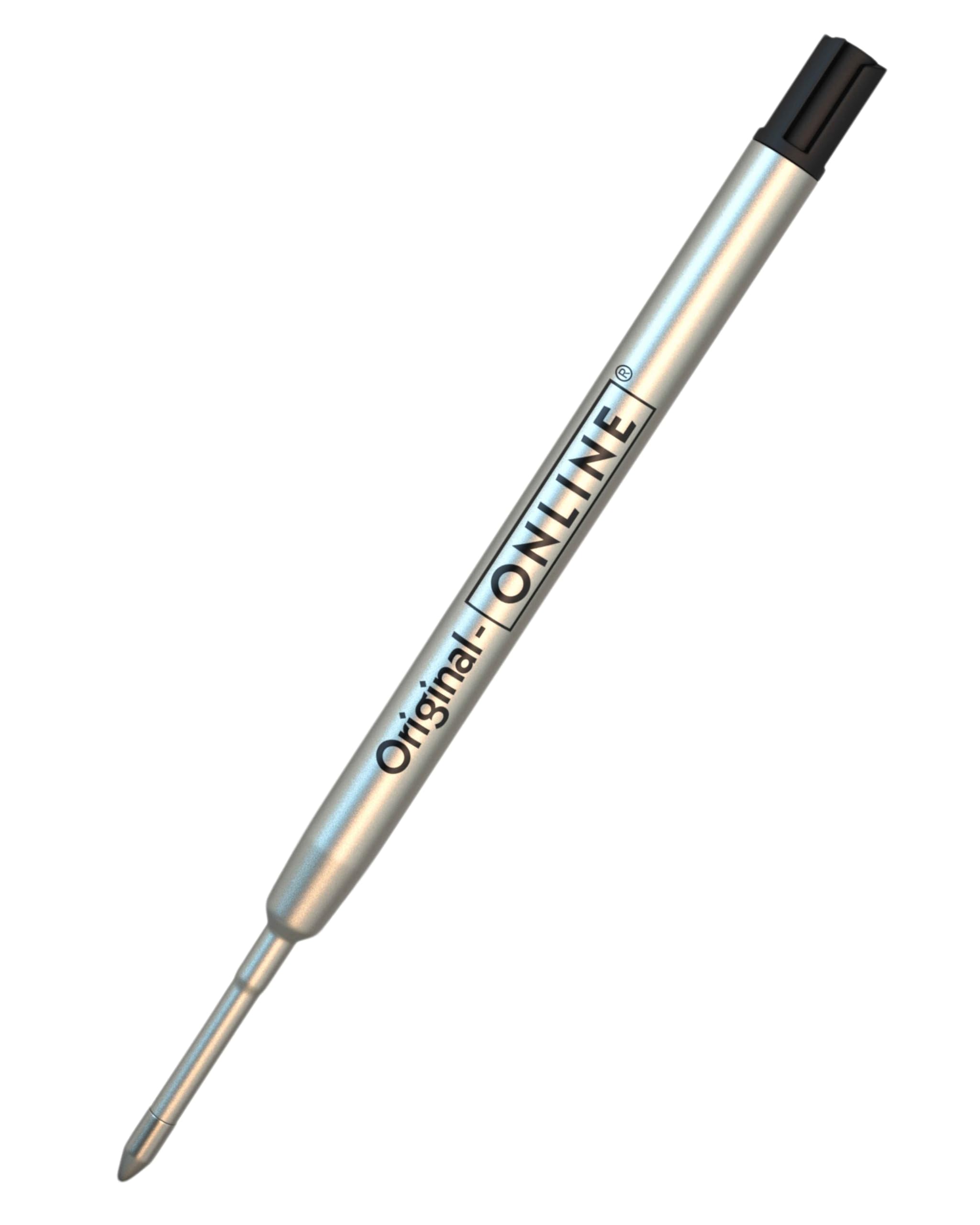 ONLINE ballpen Refill International King-Size Black, G2 Format Line Width Medium, Suitable for: Parker, Pelikan, Faber-Castell etc, Durable, Standard Biro Refills