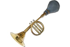 AEspares Vintage Antique Style Brass & Rubber Bulb Circular Horn Old Car Taxi Decor