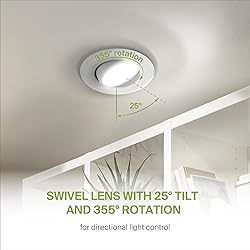 ASD 12 Pack 4 Inch Gimbal LED Recessed Lighting