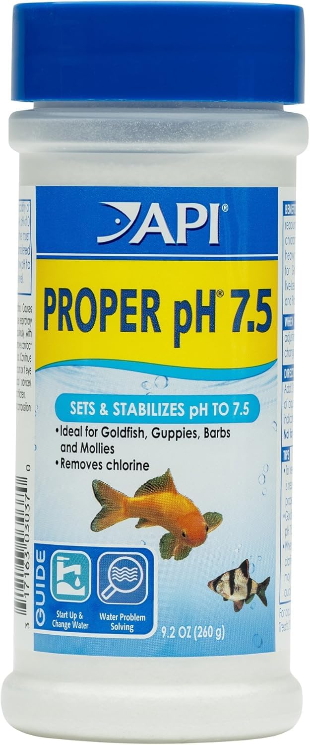 API PROPER pH 7.5 Freshwater Aquarium Water pH Stabilizer 260 g Container