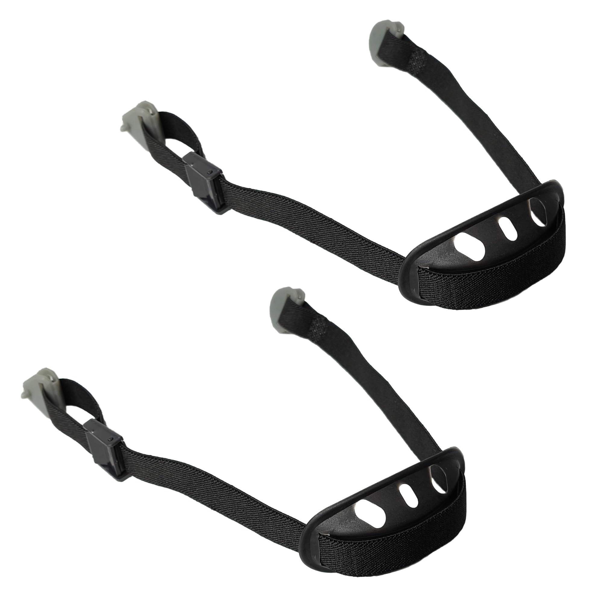 XCSJ 2 Pcs Chin Strap with Chin Strap Adjustable Helmet Chin Strap Universal Hard Hat Strap Chin Strap Replacement Accessories for Safety Hats (Black 3)
