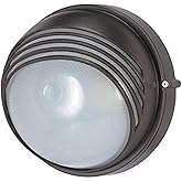 Nuvo Lighting 60/521 Contemporary Modern One Light Outdoor Wall Mount from Die Cast Bulk Heads Architectural Bronze Collectio