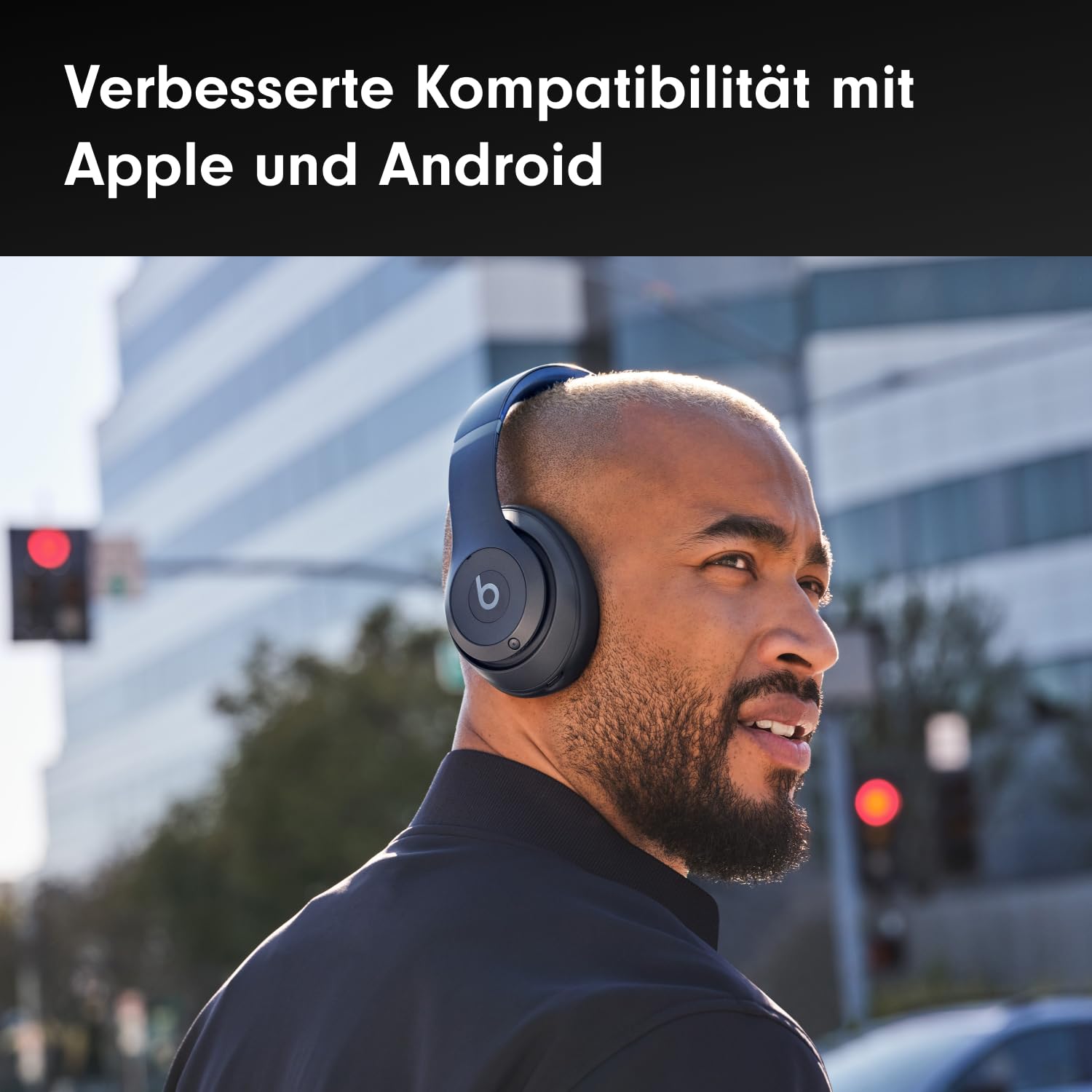 Beats Studio Pro – Komplett Kabellose Bluetooth Noise Cancelling Kopfhörer – Personalisiertes 3D Audio, USB-C verlustfreies Audio, Apple & Android Kompatibilität- Navy 4