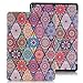 iPad 6th/5th Generation Case, Hocase PU Leather Smart Case w/Cute Flower Design, Auto Sleep Wake Feature, Microfiber Lining Hard Back Cover for iPad A1893/A1954/A1822/A1823 - Mandala
