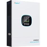 Ampinvt Solar Inverter 5000 Watt 48V to 120V, inbuilt 100A MPPT Solar Charger, Max PV Input 5500W 500Vdc,Off Grid Pure Sine Wave Inverter Support up to 6 in Parallel for Lead Acid Lithium Battery
