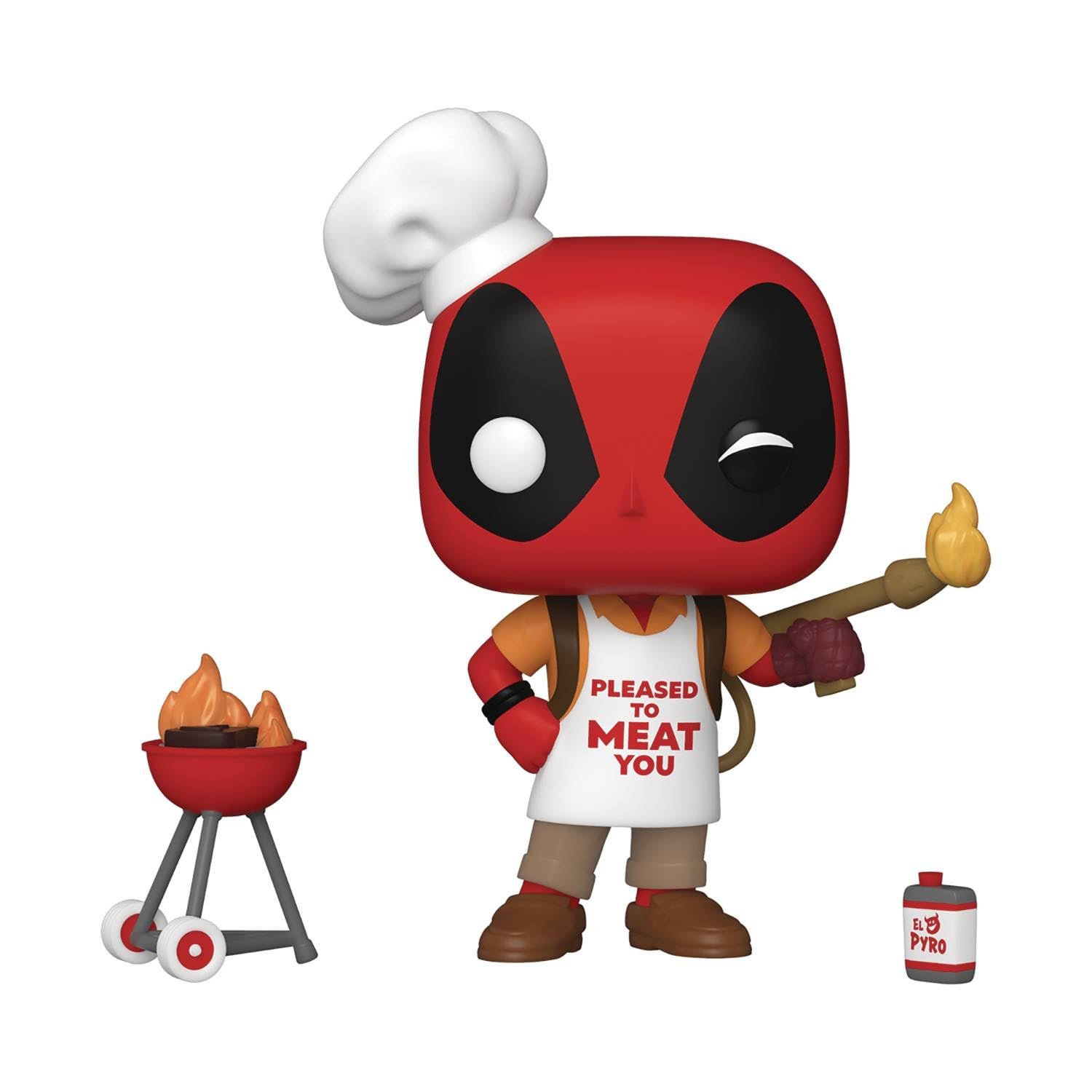 Funko POP! Marvel: Deadpool 30th - Backyard Griller Deadpool - Collectable Vinyl Figure - Gift Idea - Official Merchandise - Toys for Kids & Adults - Comic Books Fans - Model Figure for Collectors