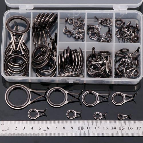 Value Sport 75 X Fishing Rod Guides DIY Parts Rod Building Repair 8 Sizes