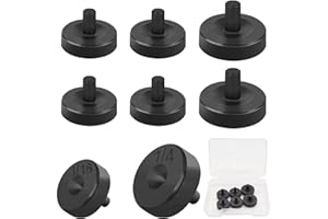 Tnisesm Steel Adapters Suit for 3/16, 1/4 Double & Single Flaring Tool Kit Brake Line and Brass Tubing Tool