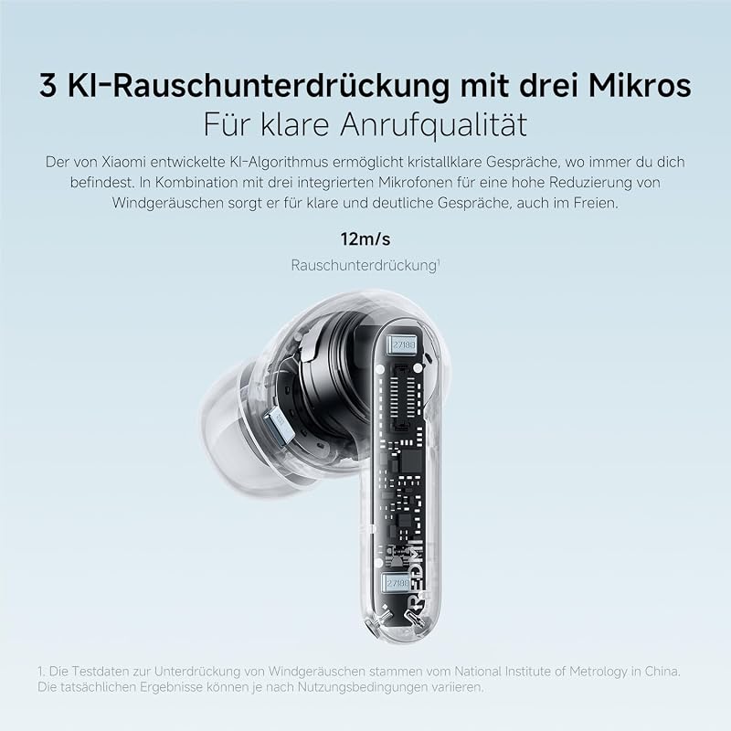 Redmi Buds 8 Pro, In-Ear Kopfhörer, ANC, Blau