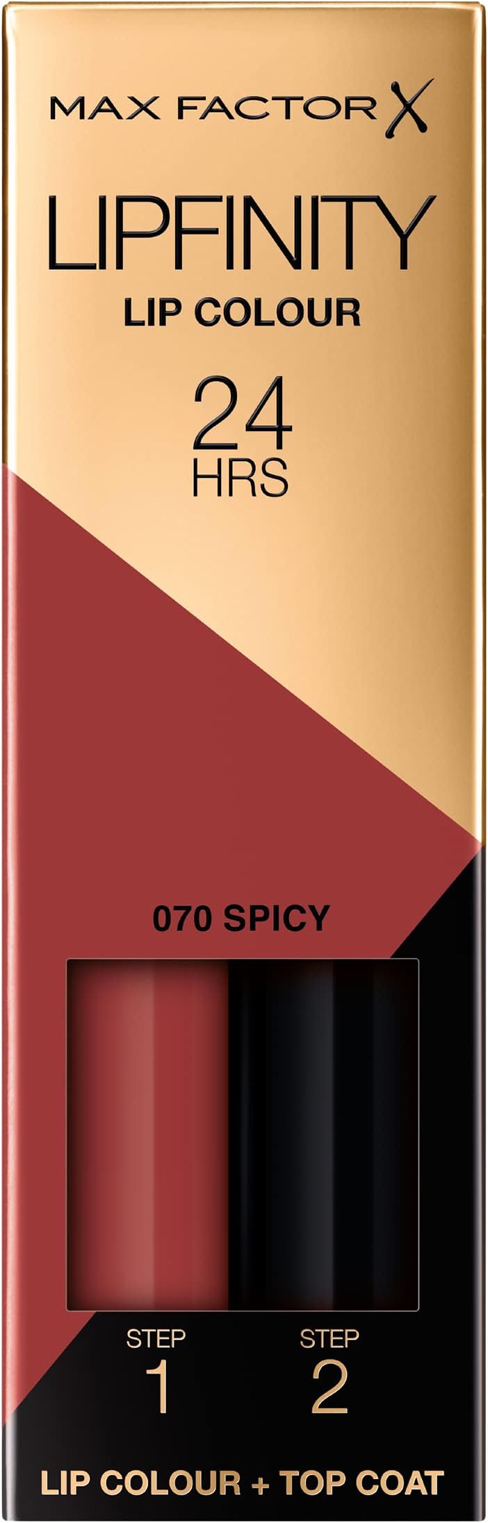 Max Factor Lipfinity 070 Spicy Lip Colour 2-step 24h Longwear Lipstick