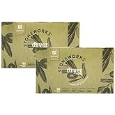 Grab Green Stoneworks Cruelty-Free Dryer Sheets | Softens Fabrics, Freshens Clothing & Reduces Static-Cling and Wrinkles | Plant Based | Olive Leaf Scent (160 Sheets)