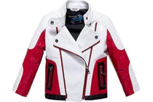 BUDERMMY Boys Leather Motorcycle Pilot Jackets Toddler Coats