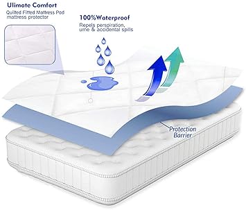 travel cot waterproof mattress protector