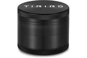 ALLYOUGER TIRIRS Aluminium Grinder 2 Inch Black.