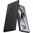 Caseology Athlex Case Compatible with Samsung Galaxy S24 Ultra Case, [Grippable Protective Case] Military Grade Drop Tested (2024) - Active Black