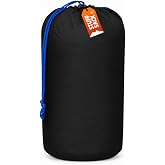 NUXSQUAR Ultralight Water-Resistant Stuff Sack for Sleeping Bags and Gear | Choose from 8L, 40L, 65L, and 100L sizes for hiking, camping, travel, and everyday gear storage.