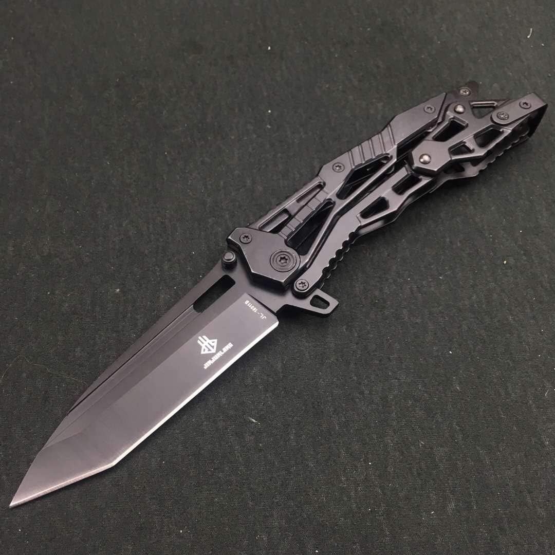 ENNSUN Auto Lock Quick Opening Closed System Stainless Steel Pocket Knife, Camping Knife & Tactical Knife Patent Design Elegant Gift Choice for Men, 440 Stainless Steel,2.82oz.