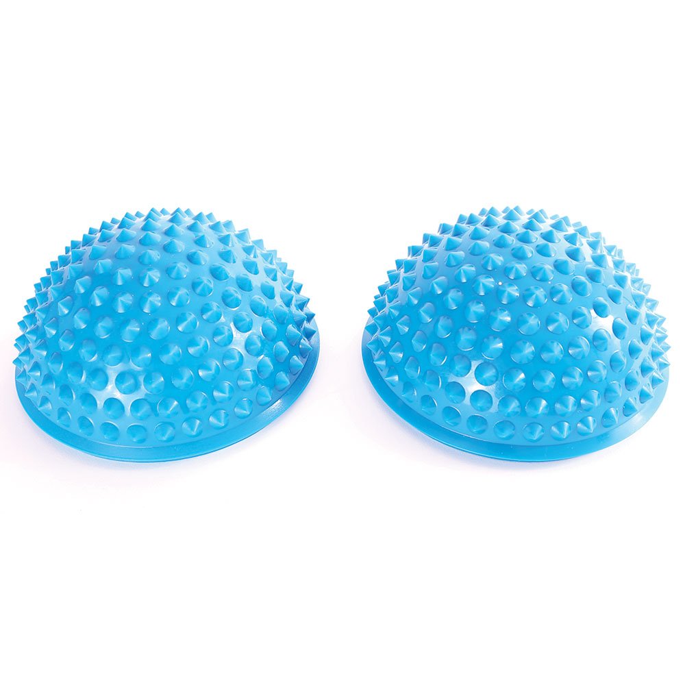 66fit Balance Pods x 2pcs with Pump - Includes Balance Training Ebook - Stepping Stone Pads Physiotherapy Exercise, Blue