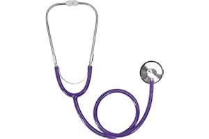 ERDOGLY Kids Stethoscope, Real Working Nursing Stethoscope for Kids Role Play, Doctor Game Toy for Girls, Boys Doctor Nurse Cosplay Costume Accessories, Purple