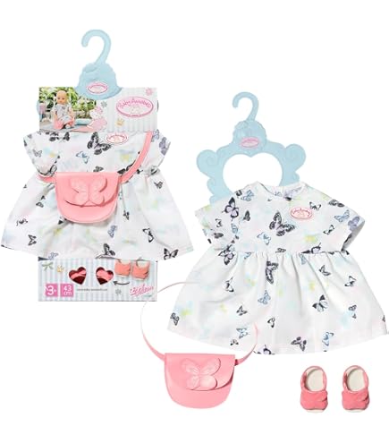 Baby Annabell Robe De Nuit Douce 2-en-1 Avec Chaussons Et Attrape-Rêves - Pour Poupées 43 Cm Dès 3 Ans