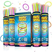 PartySticks Glow Sticks Bulk Party Favors